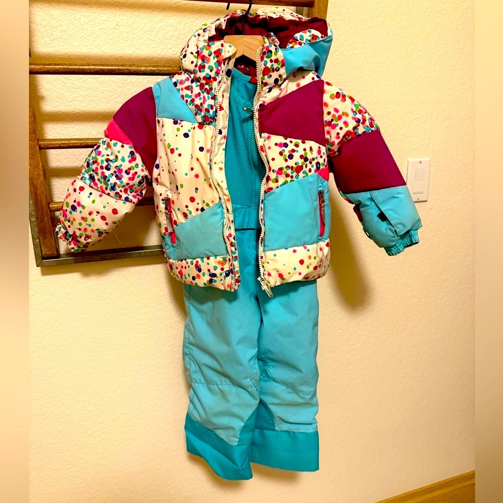 Spyder Girls’ Snow Jacket & Bib Set - Size 3